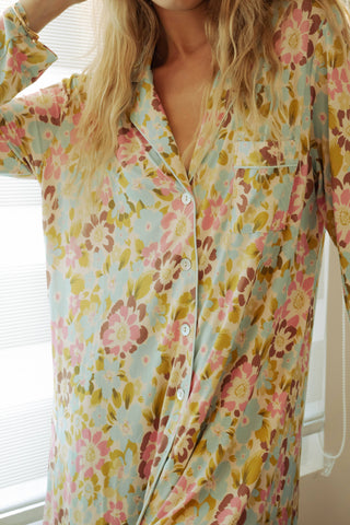 Painted Blooms Sleep Shirt