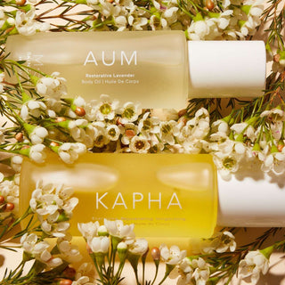 Two bottles of body oil from M.S Skincare