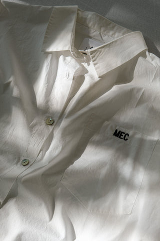 The Poplin Button Down - White