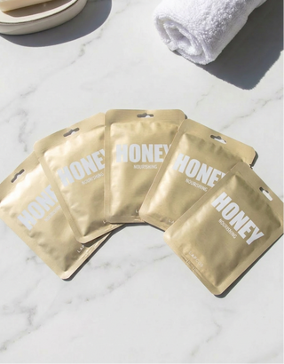 Set of five LAPCOS Honey Hydrating Facial Sheet Masks